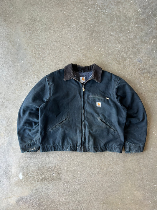 Vintage Black Carhartt Detroit Jacket - XL