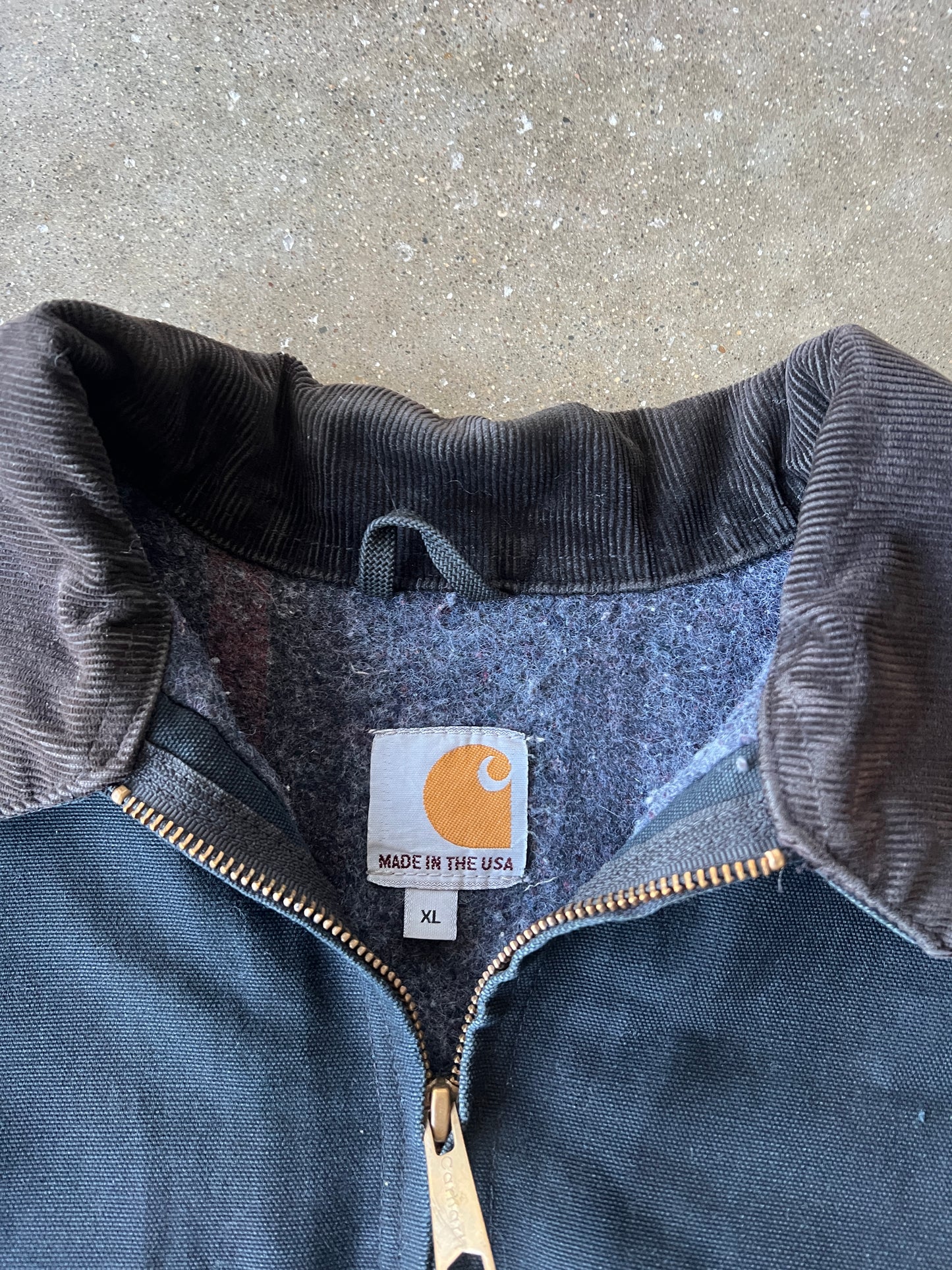 Vintage Black Carhartt Detroit Jacket - XL