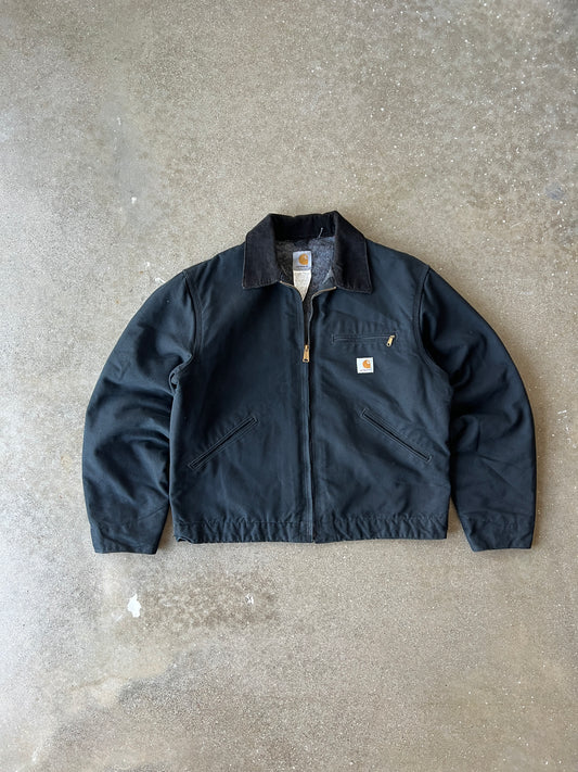 Vintage Black Carhartt Detroit Jacket - L