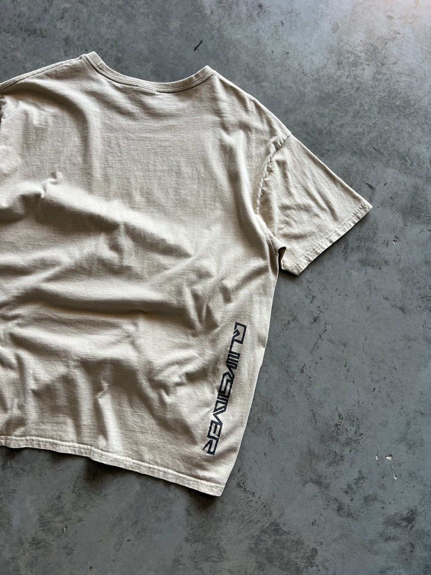 Vintage Cream Quicksilver Logo Shirt - L