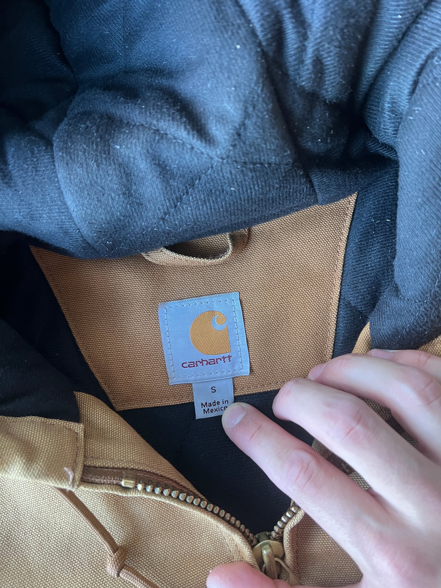 Vintage Tan Carhartt Jacket - S