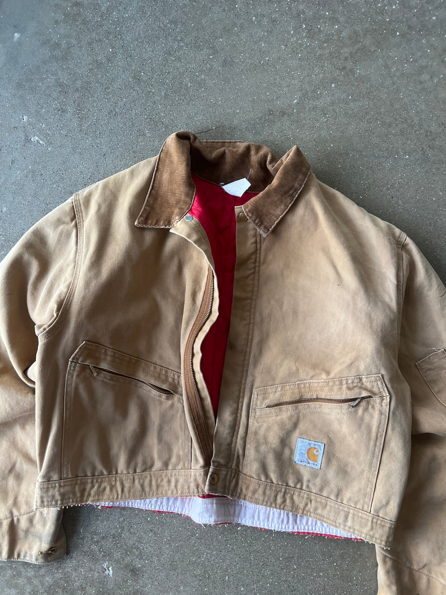 Vintage Cream Carhartt Jacket -