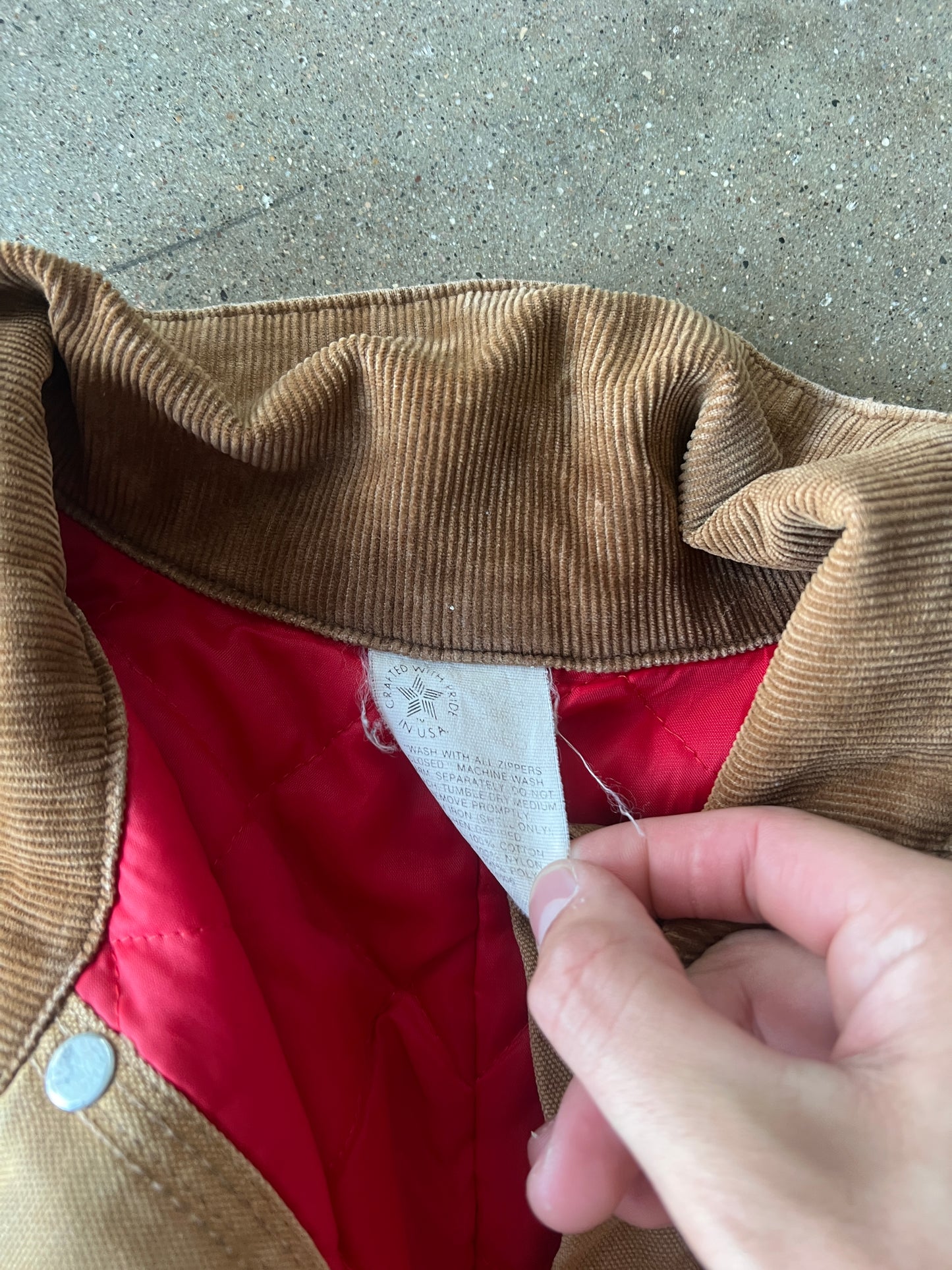 Vintage Cream Carhartt Jacket -