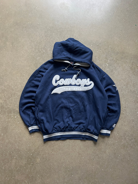 Vintage Blue Dallas Cowboys Hoodie - L