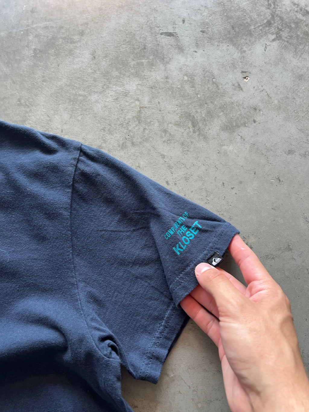 Vintage Dark Blue Quicksilver Shirt - L
