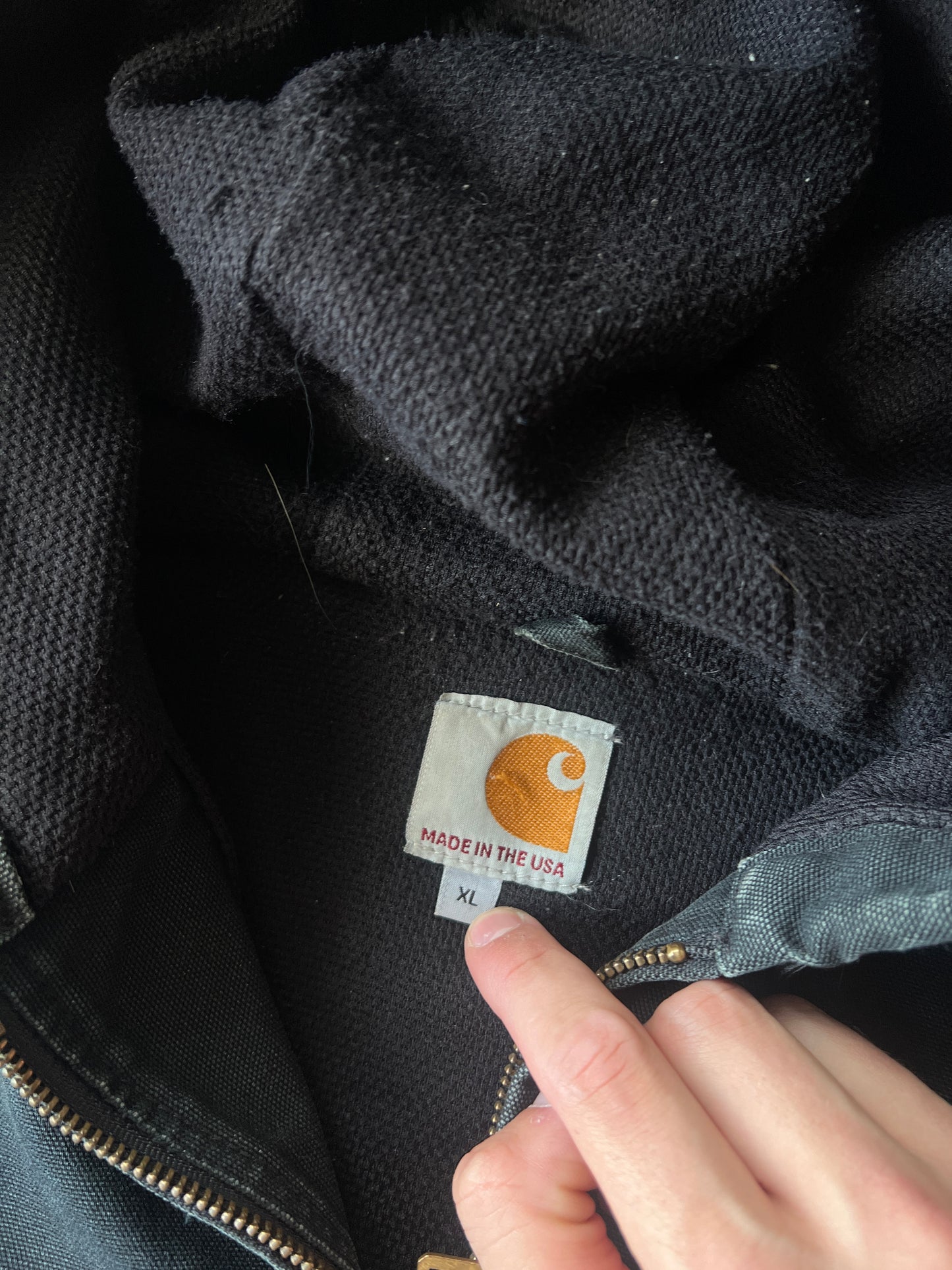 Vintage Black Carhartt Jacket - XL