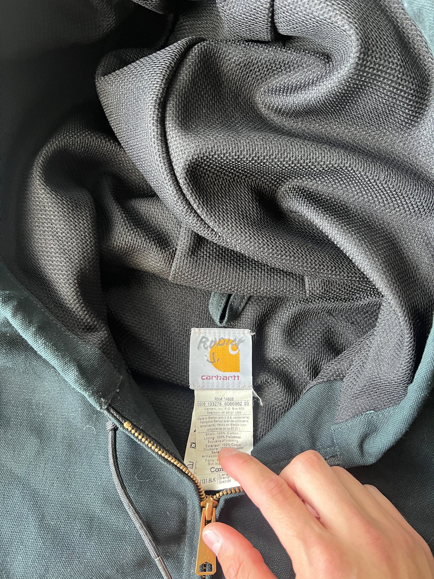 Vintage Black Carhartt Jacket - L