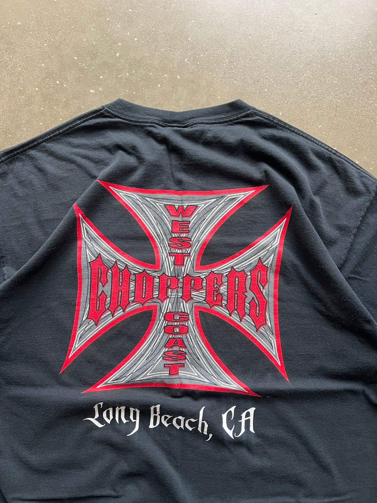 Vintage Black West Coast Choppers Shirt - XXL