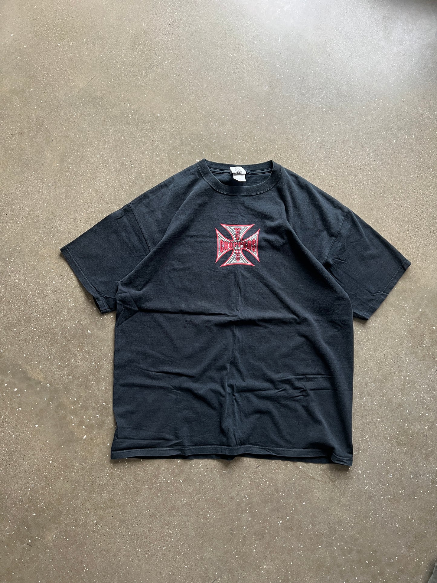 Vintage Black West Coast Choppers Shirt - XXL