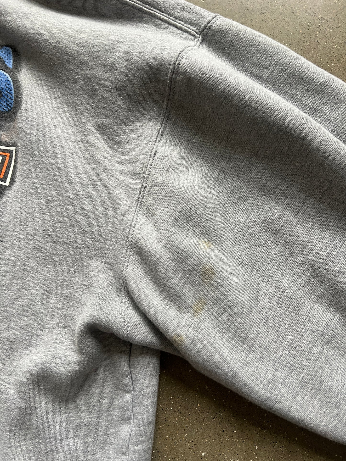 Vintage Grey Harley Davidson Hoodie - XL
