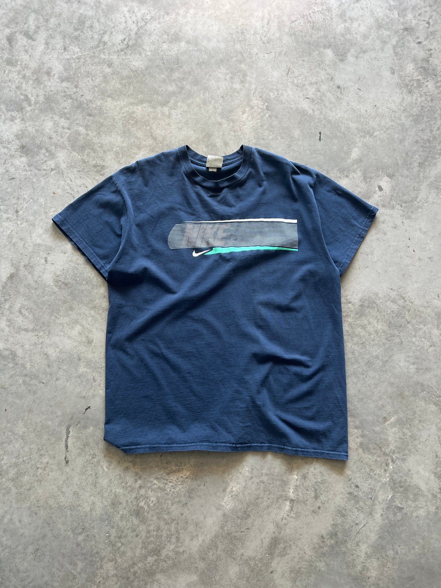 Vintage Navy Nike Shirt - XL