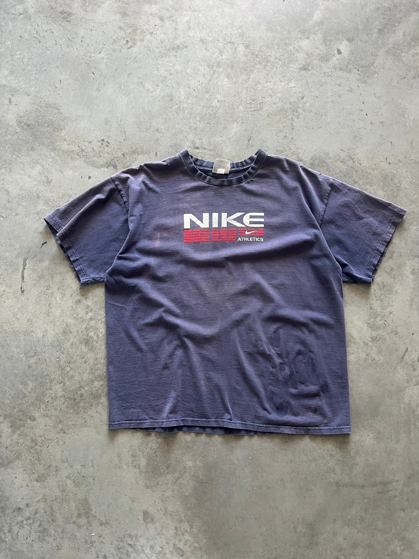 Vintage Distressed Purple Nike Shirt - XL