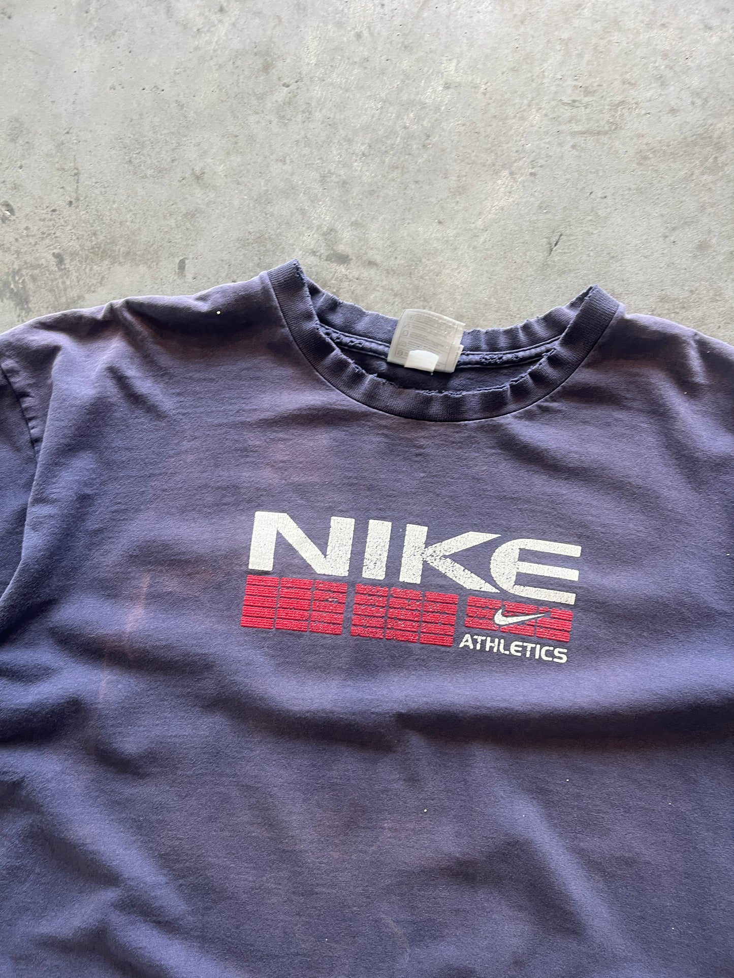 Vintage Distressed Purple Nike Shirt - XL