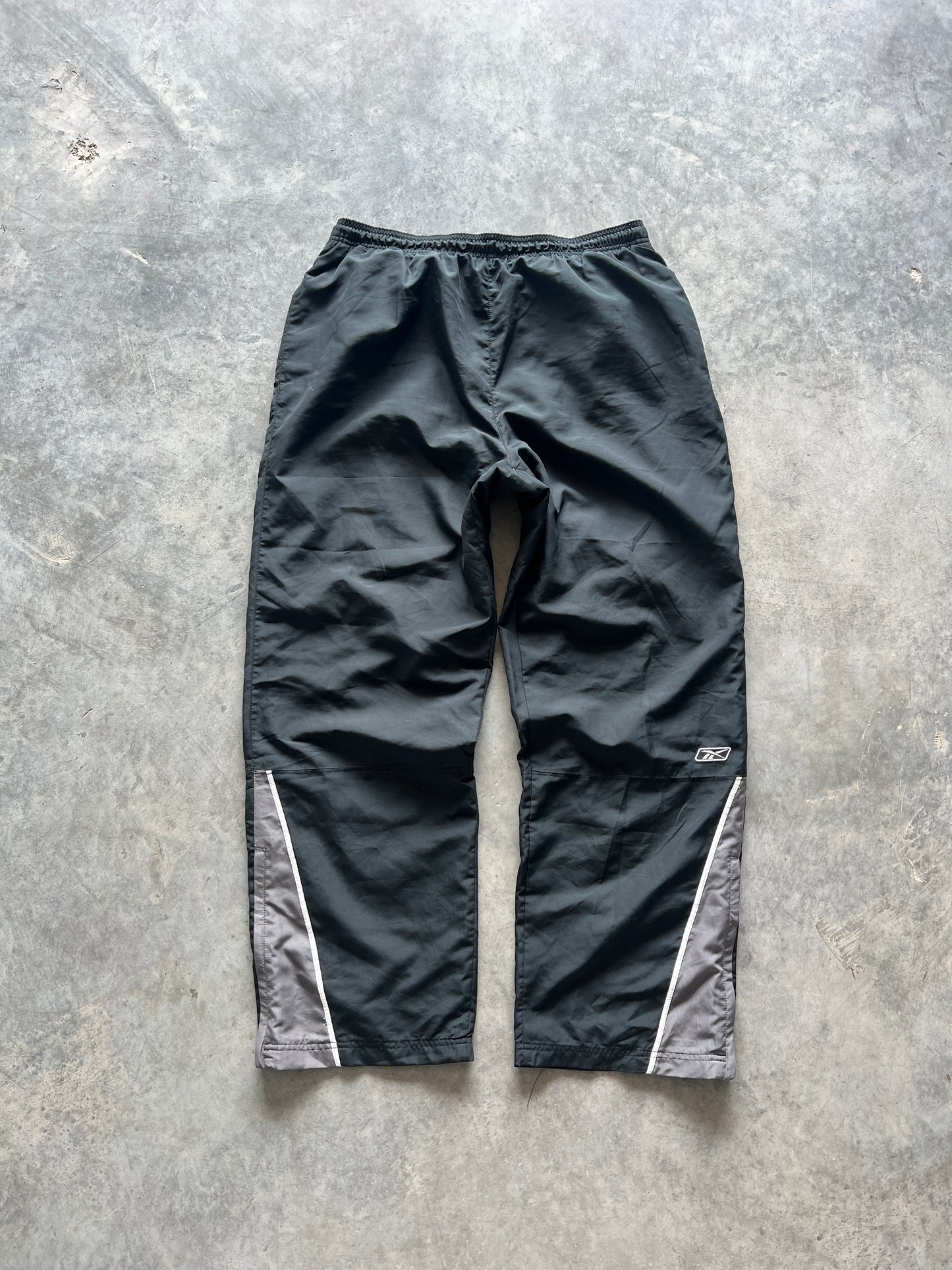 Vintage Black Reebok Track Pants - XXL