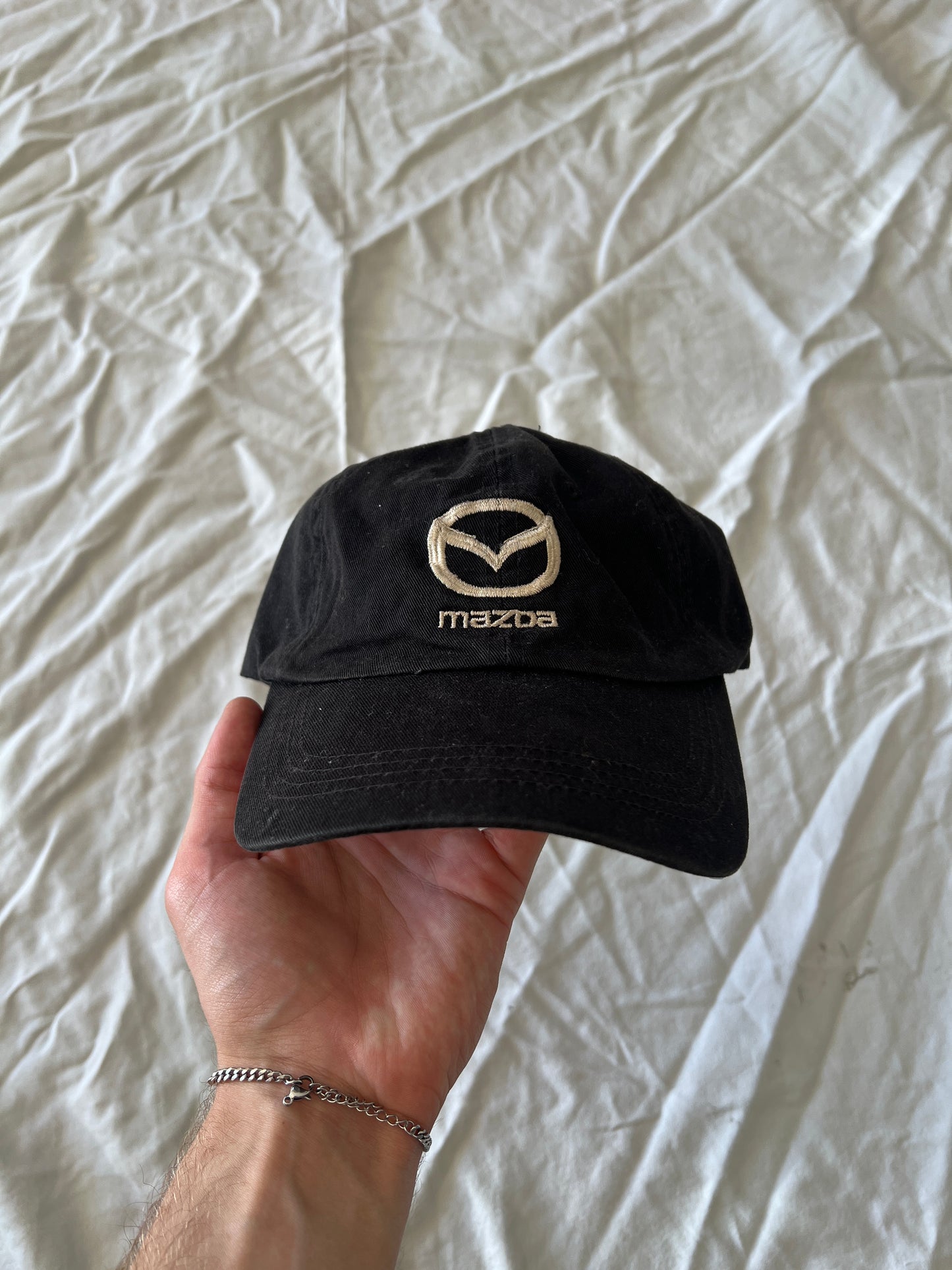 Vintage Black Mazda Adjustable Hat