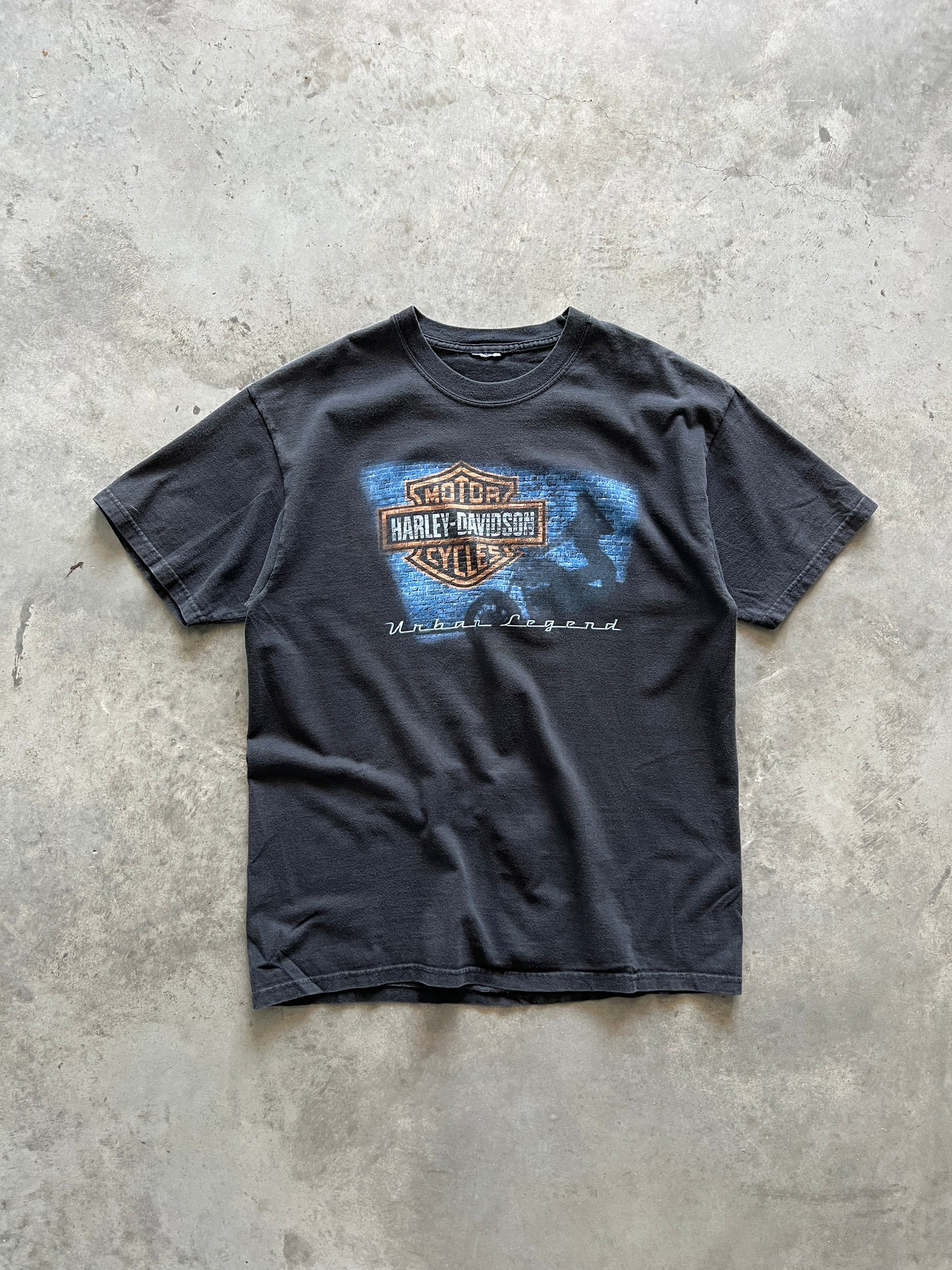 Vintage Black Harley Davidson Shirt - L