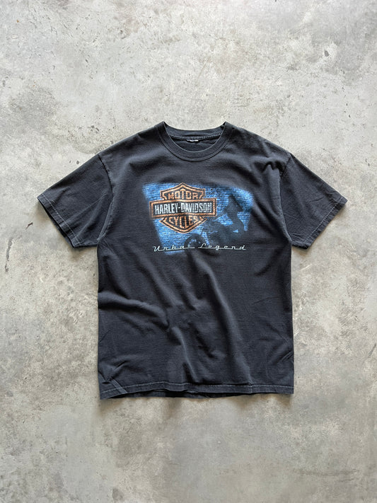 Vintage Black Harley Davidson Shirt - L