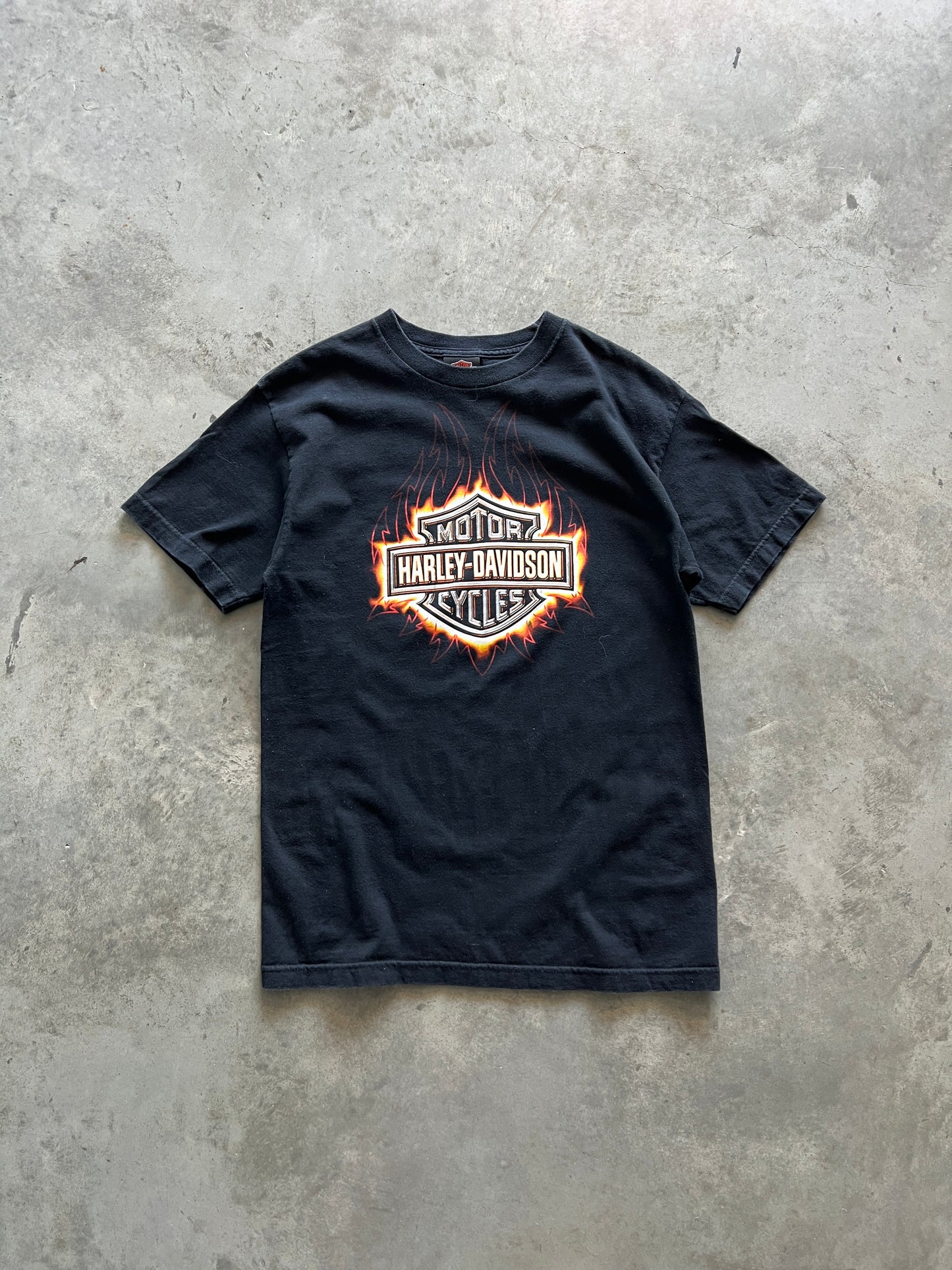 Vintage Black Harley Davidson Shirt - M