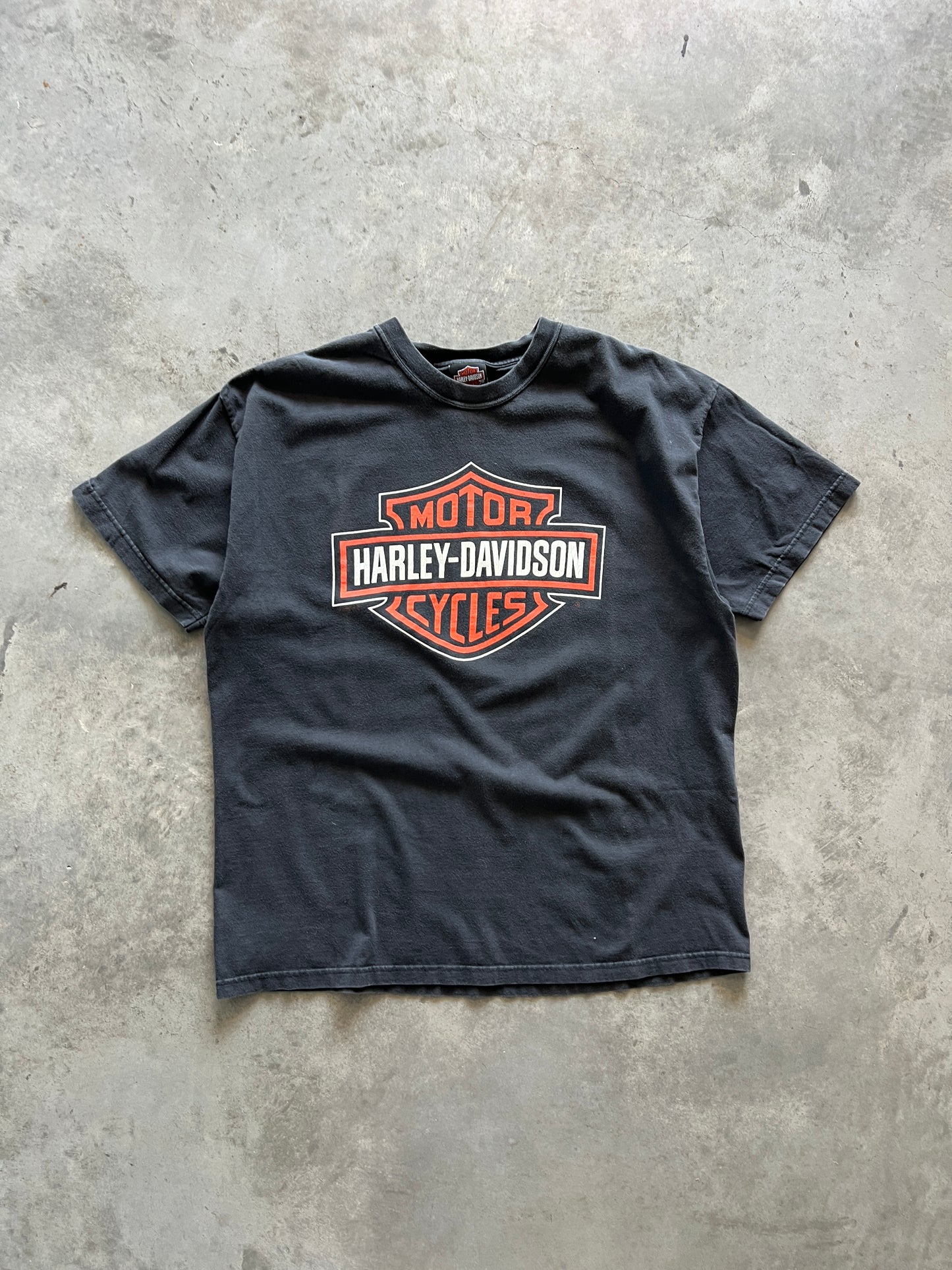 Vintage Black Harley Davidson Shirt - L