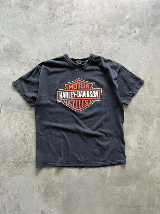 Vintage Black Harley Davidson Shirt - L