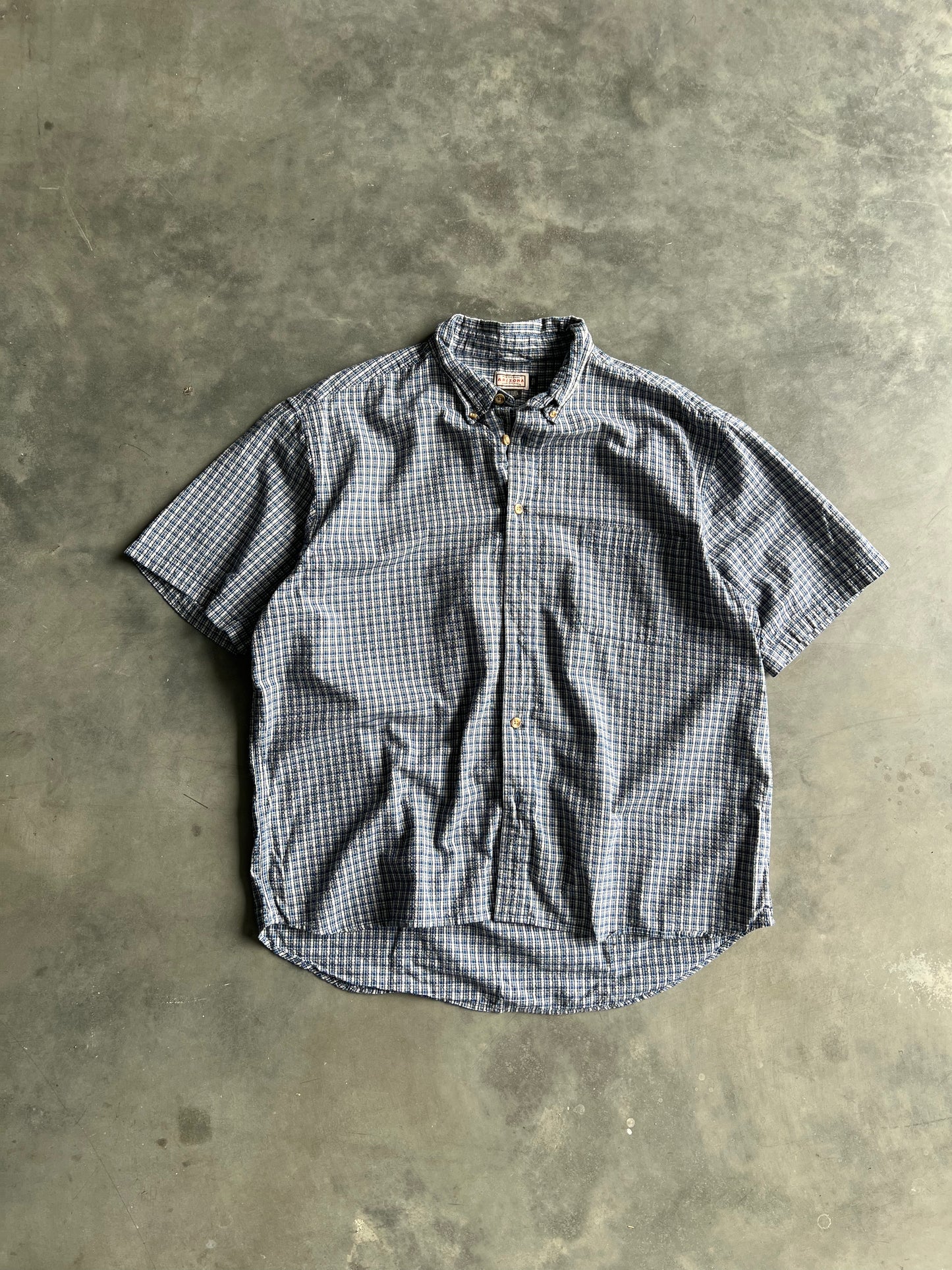 Vintage Blue Arizona Button Down Shirt - XL