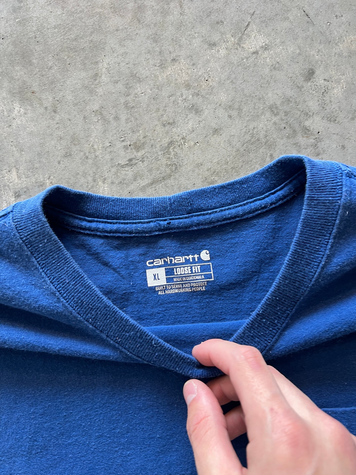 Vintage Ocean Blue Carhartt Shirt - XL