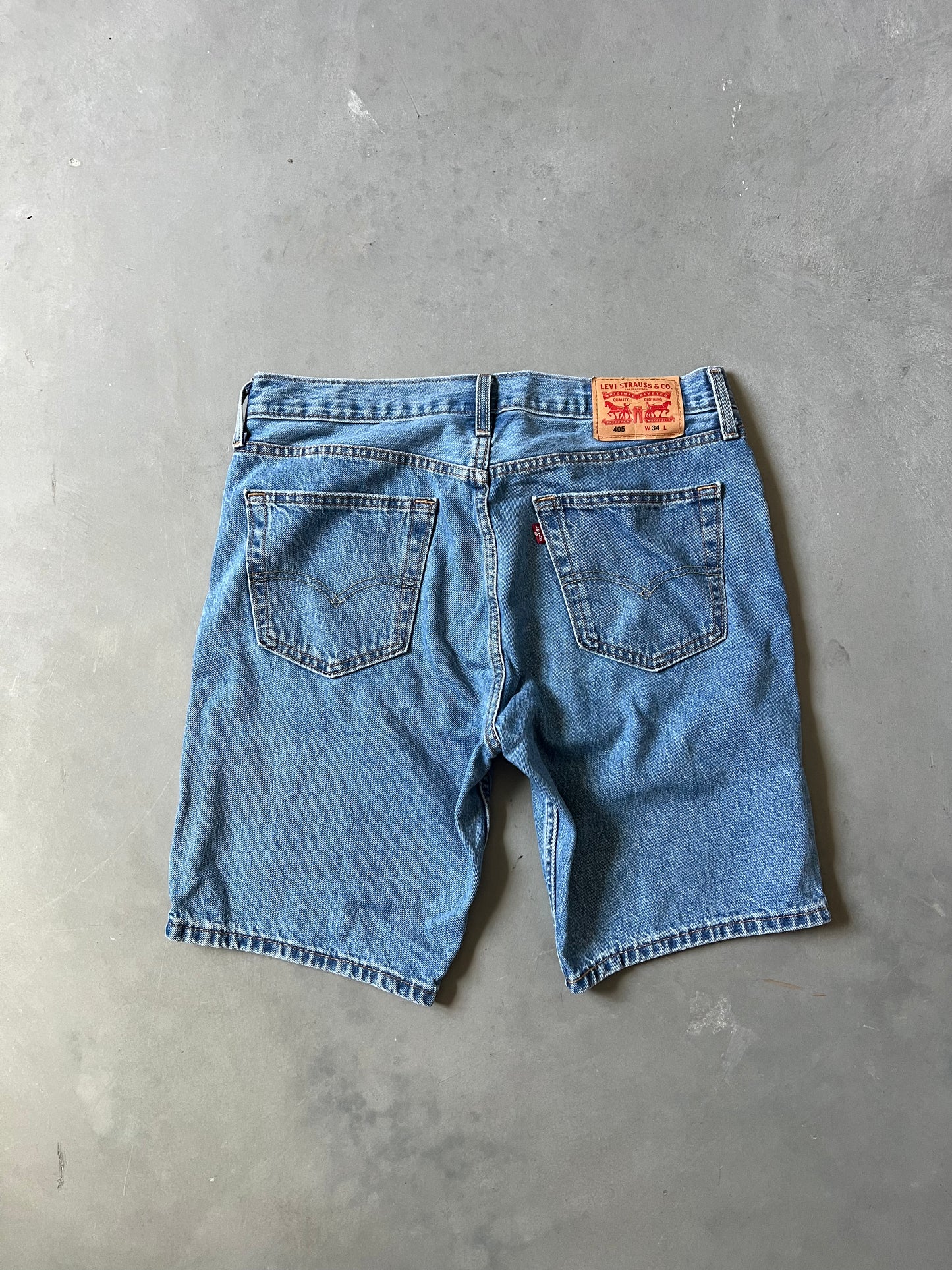 Levi Denim Blue Jorts Shorts - 34