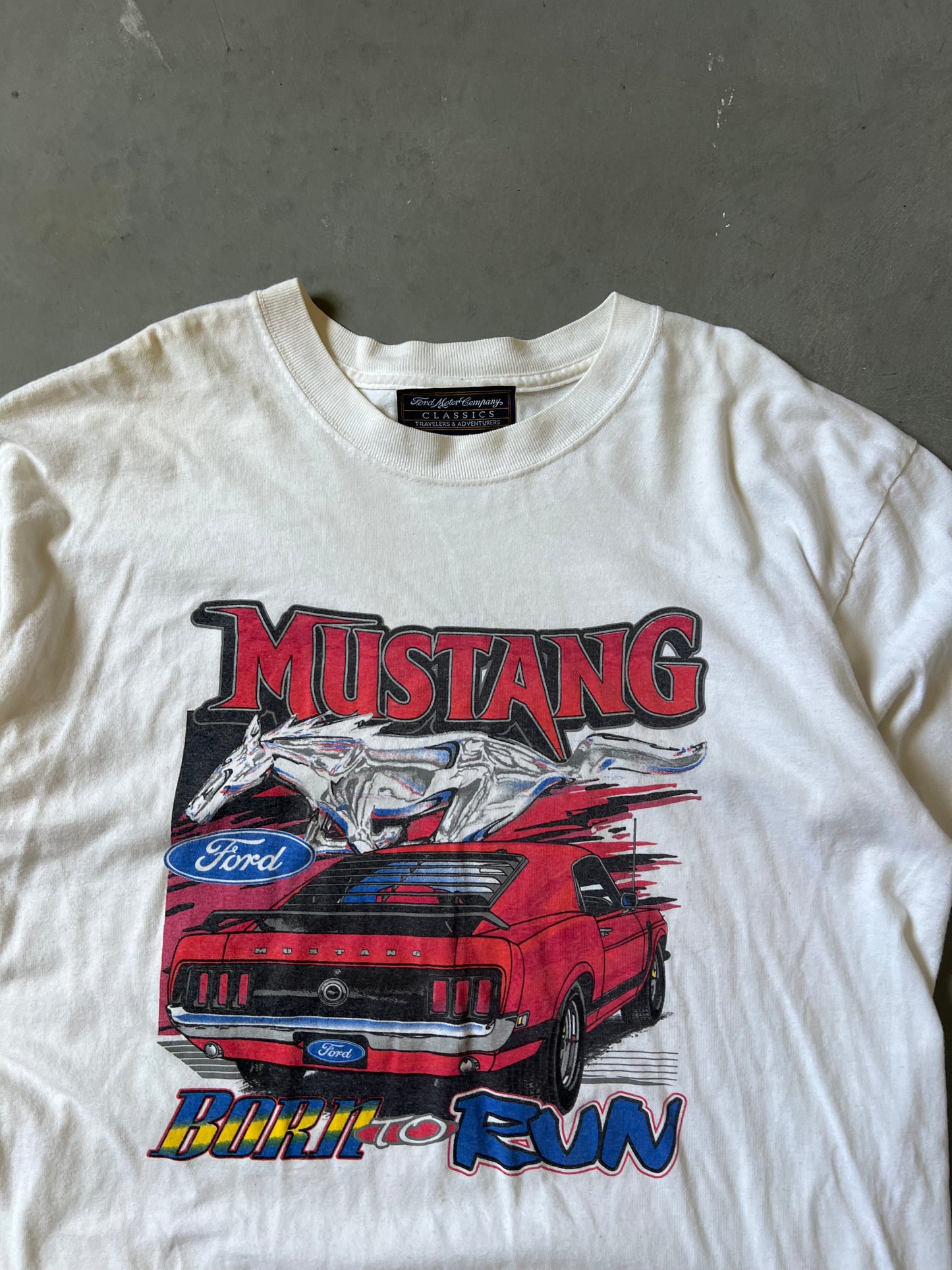 Vintage Mustang Graphic Tee - L