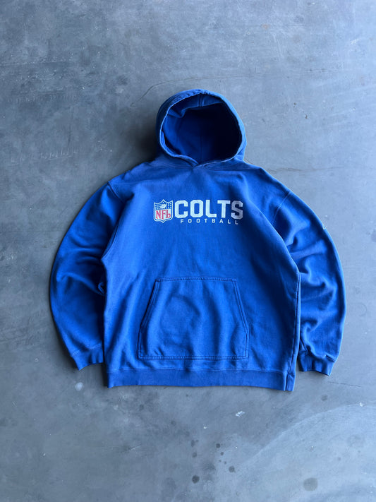 Vintage Royal Blue Indianapolis Colts Hoodie - XL