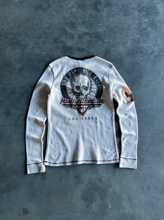 Vintage Harley Davidson Thermal Shirt - L