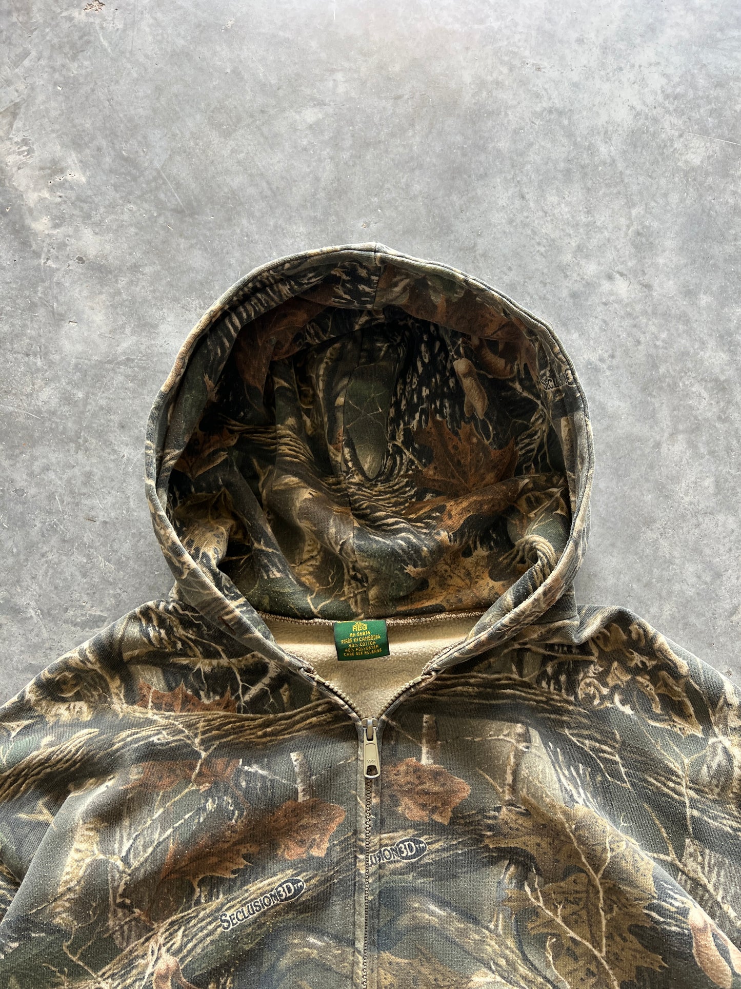 Vintage Cabelas Camo Hoodie - XL