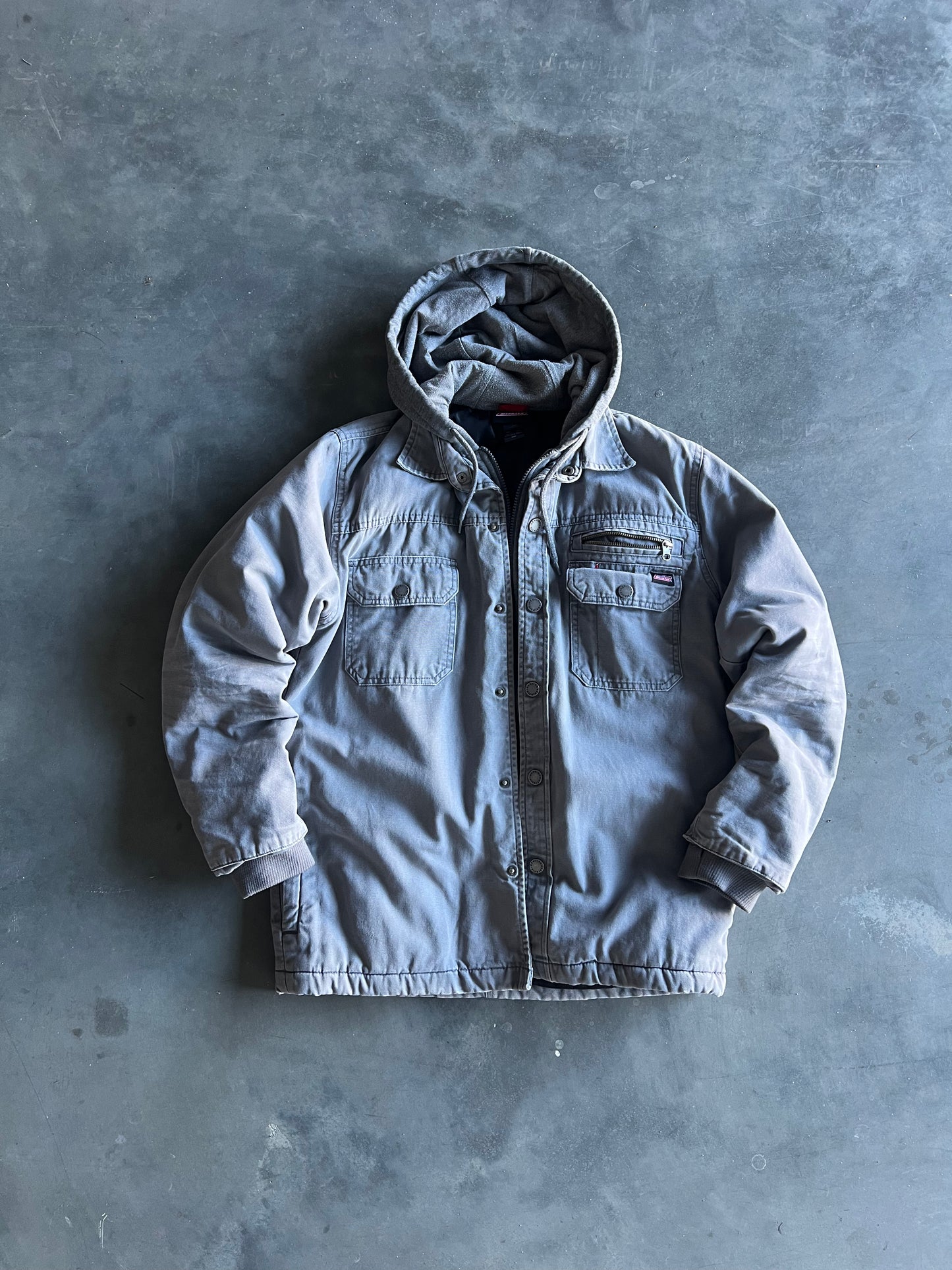 Vintage Stone Grey Dickies Work Jacket - L