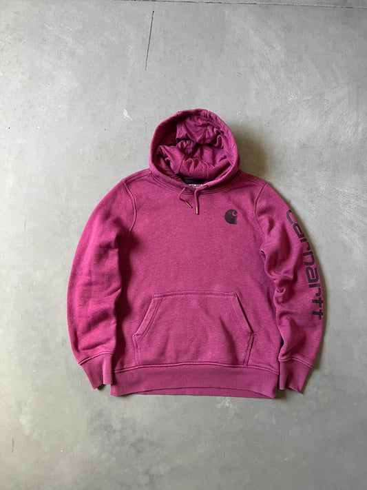 Carhartt Logo Hoodie Pink - M