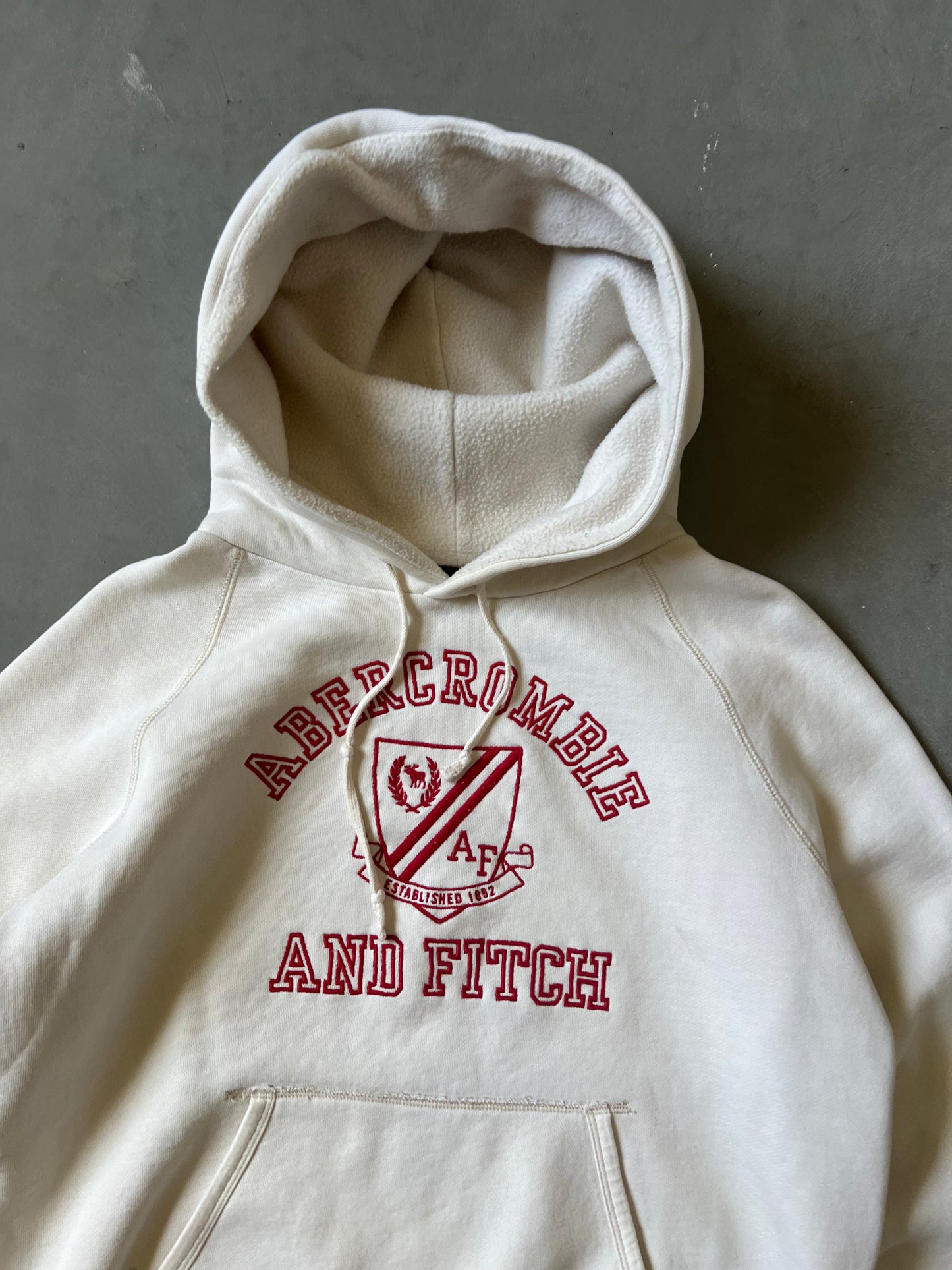 Vintage Cream Aeropostale Hoodie - S