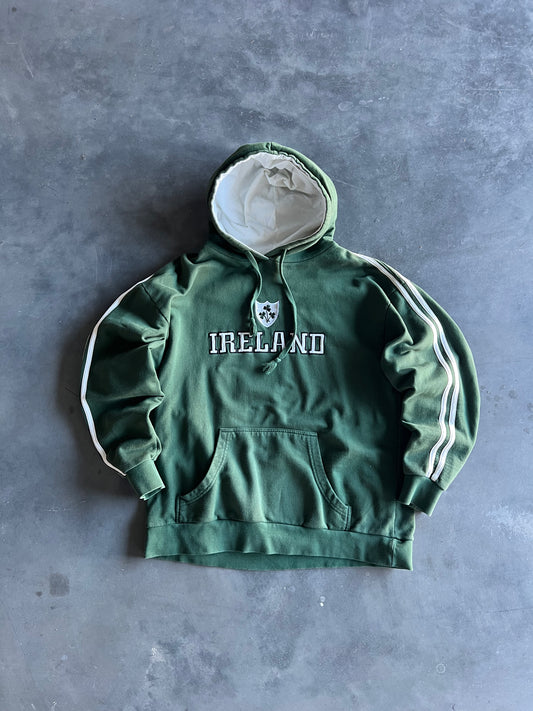 Vintage Forest Green Ireland Hoodie - M