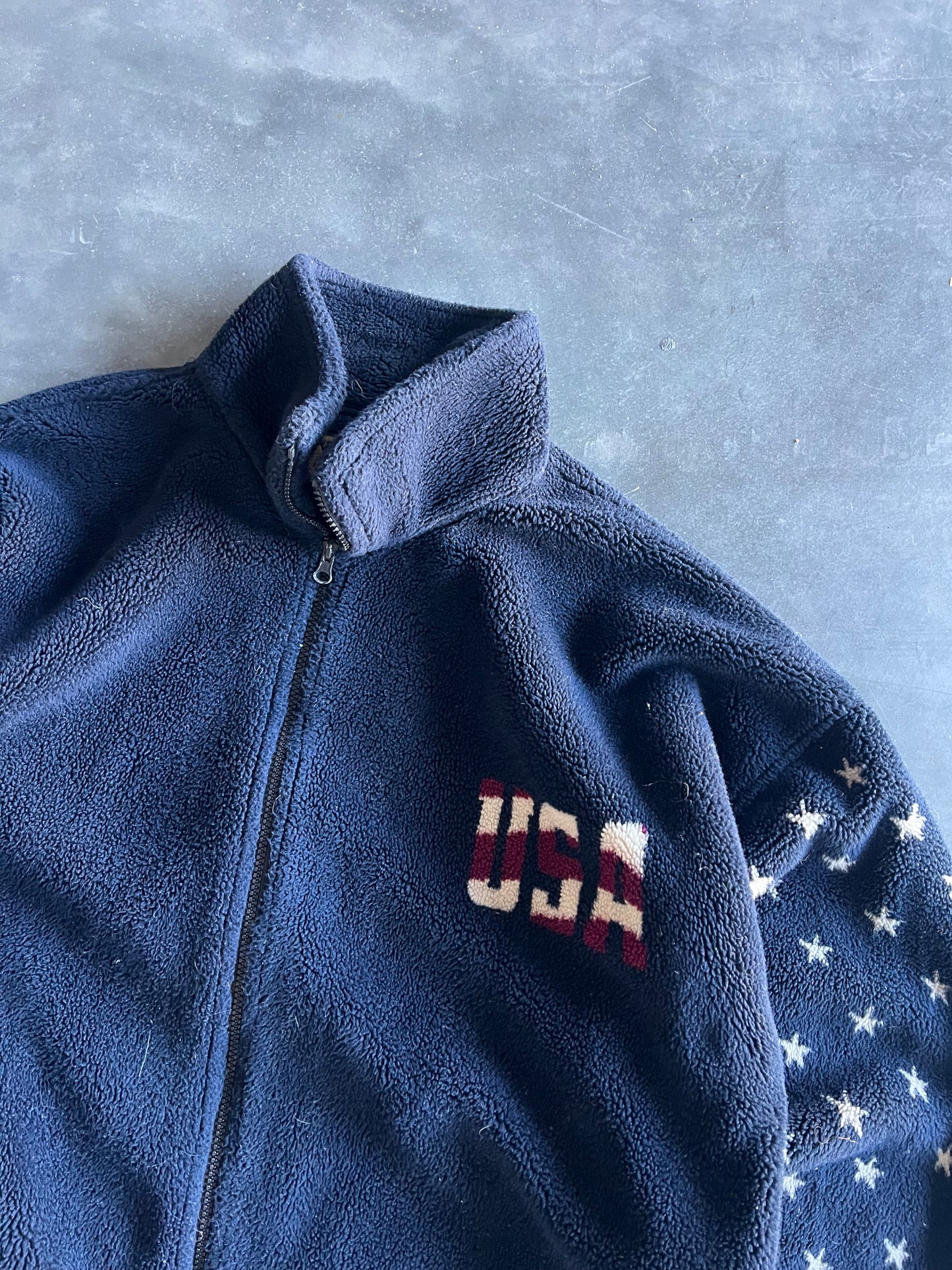 Vintage Bear Ridge Outfitters USA Fleece - XXL