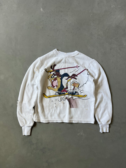Vintage Tasmanian Devil Thermal Shirt - XS