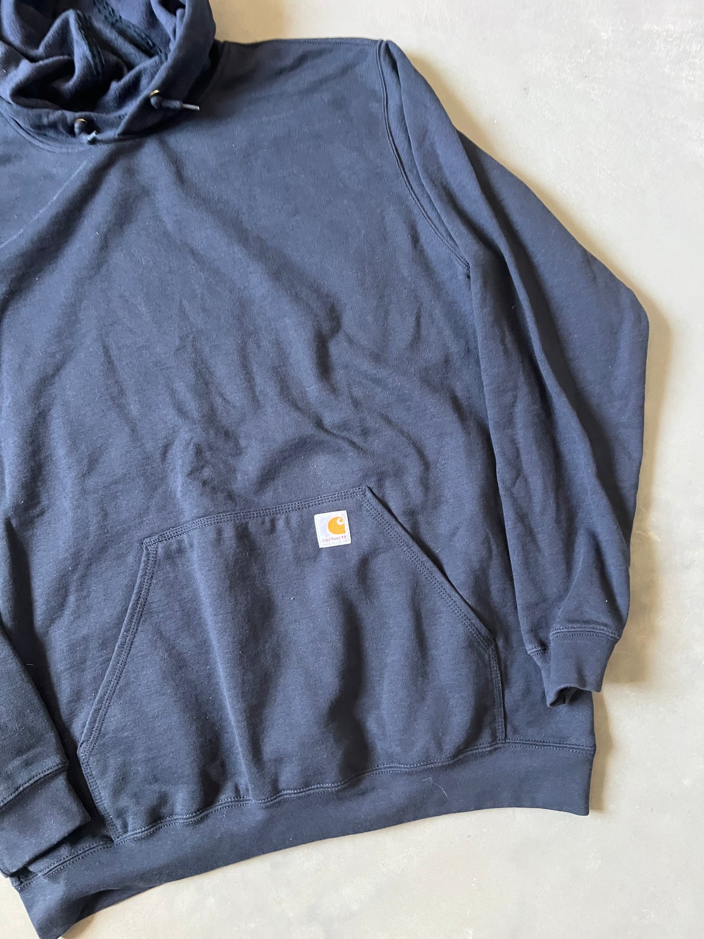 Navy Blue Carhartt Hoodie - XLT