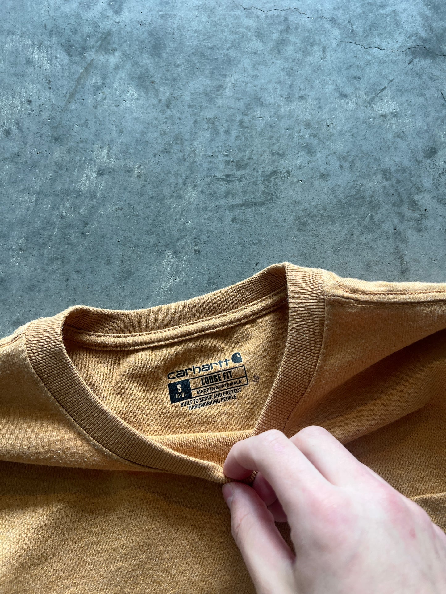 Vintage Yellow Carhartt Shirt - S