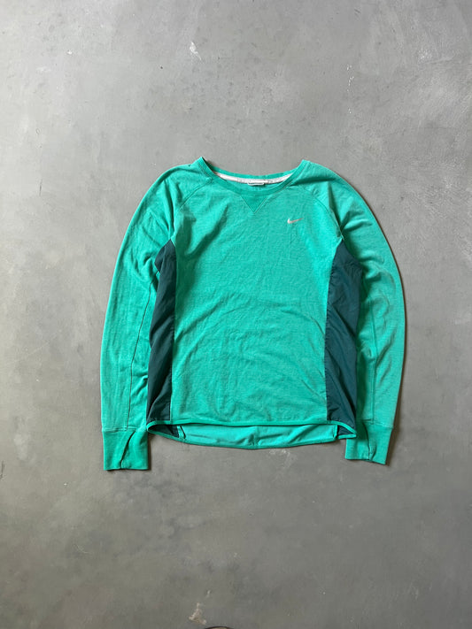 Teal Blue Nike Longsleeve Shirt - M