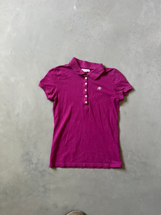 Purple Abercrombie & Fitch Polo Shirt - M