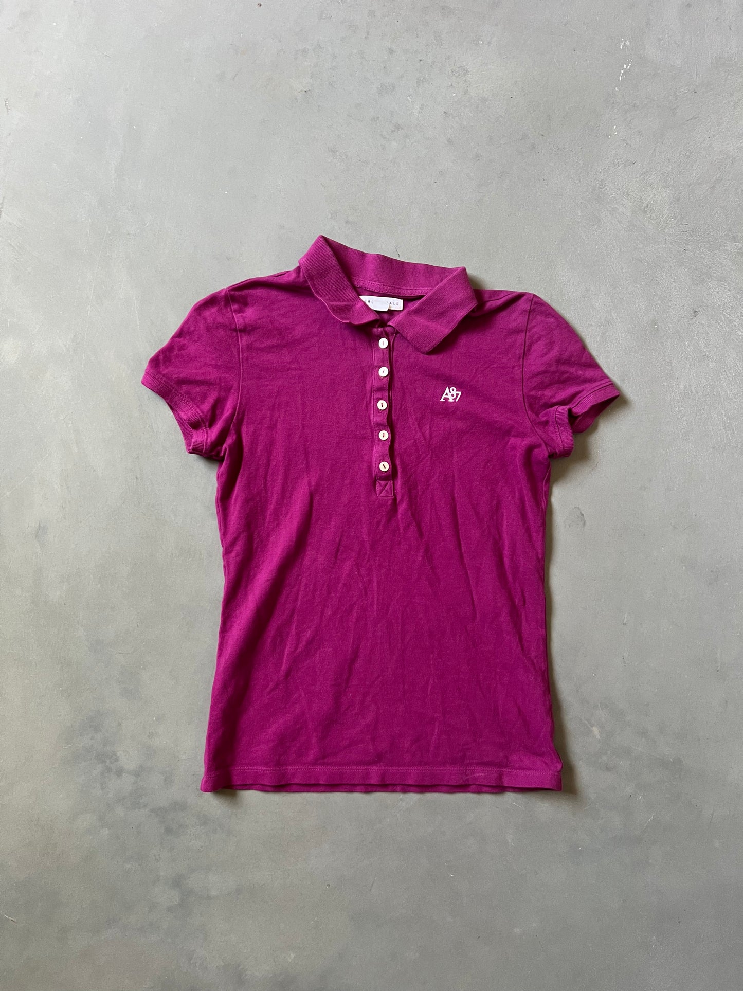 Purple Abercrombie & Fitch Polo Shirt - M