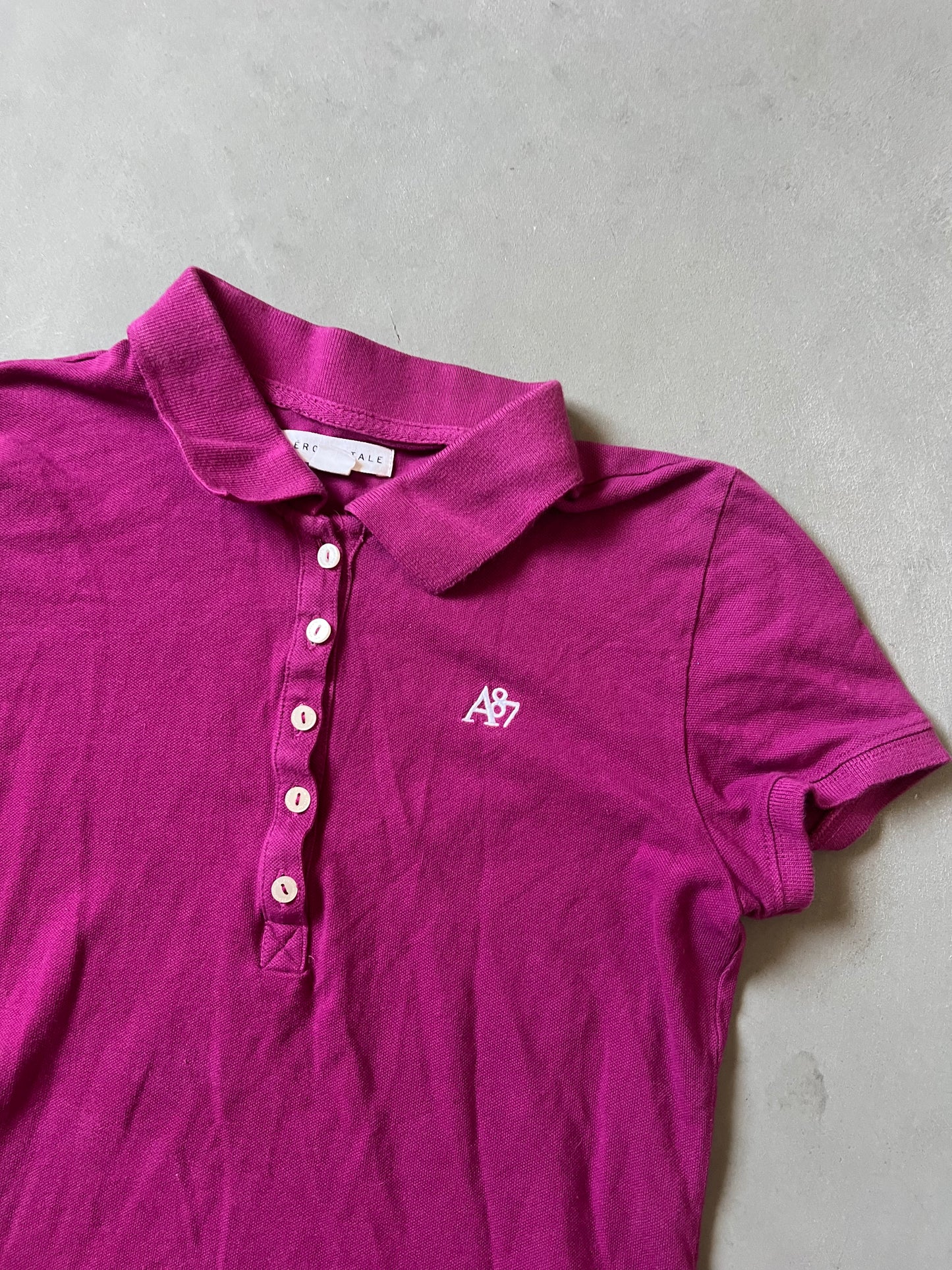 Purple Abercrombie & Fitch Polo Shirt - M