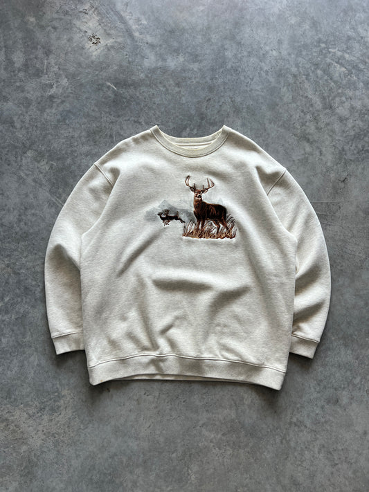 Vintage Cream Nature Crew - XL