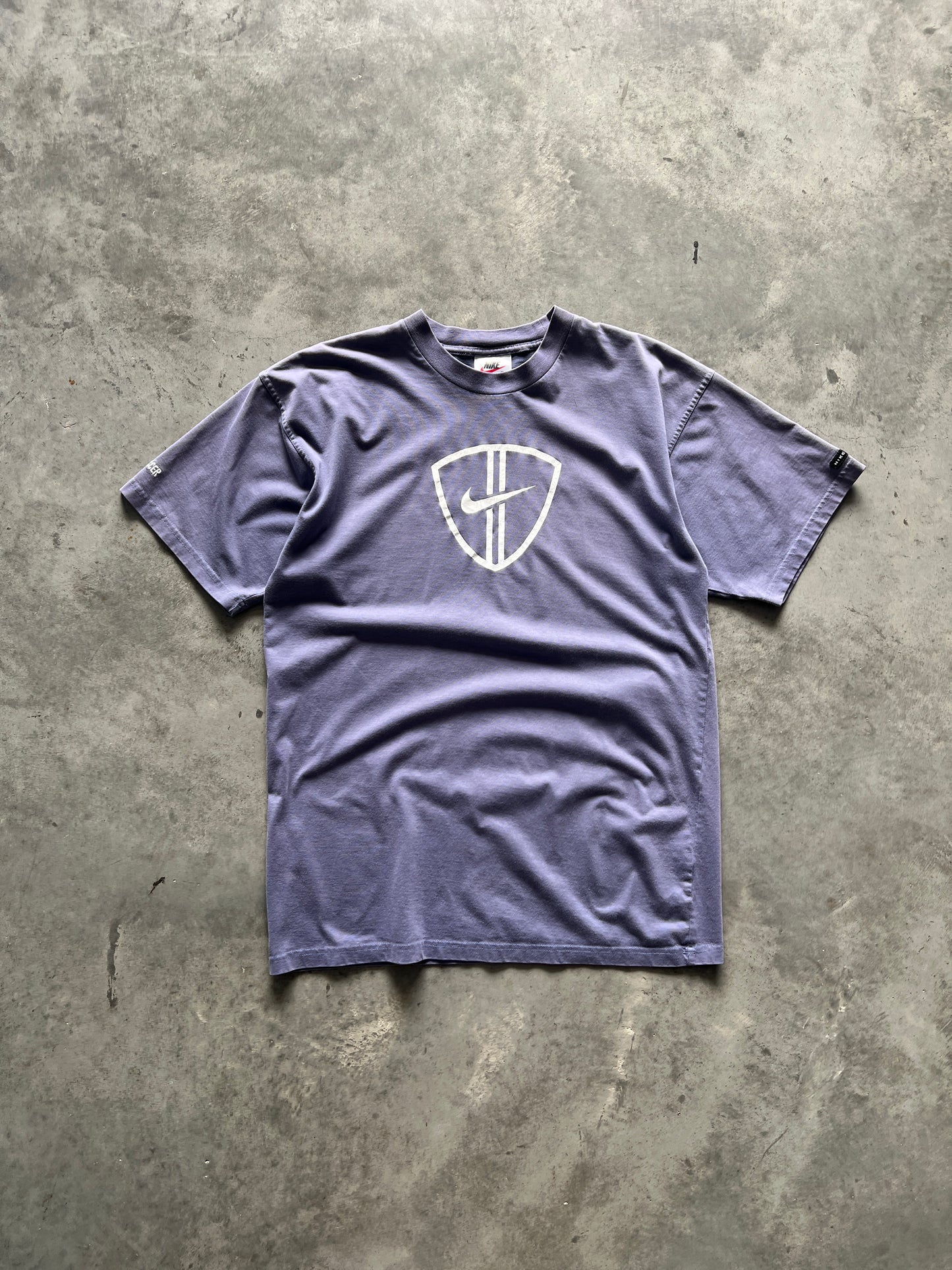 Vintage Purple Nike Swoosh Shirt - L