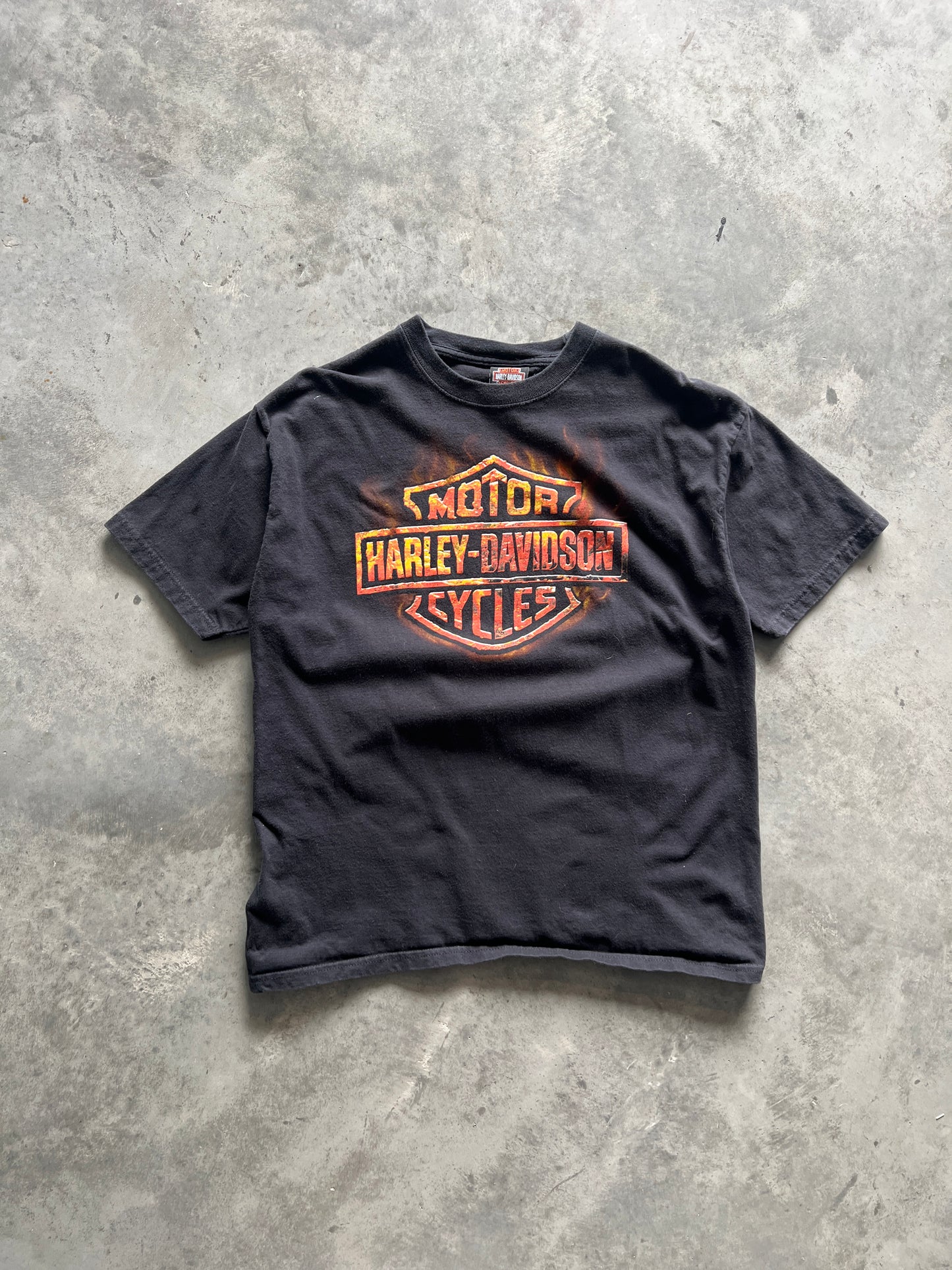 Vintage Black Harley Davidson Shirt - M