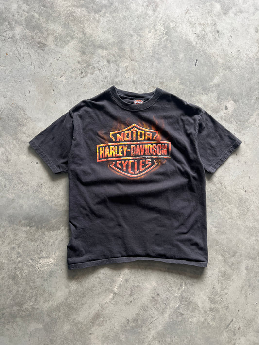 Vintage Black Harley Davidson Shirt - M