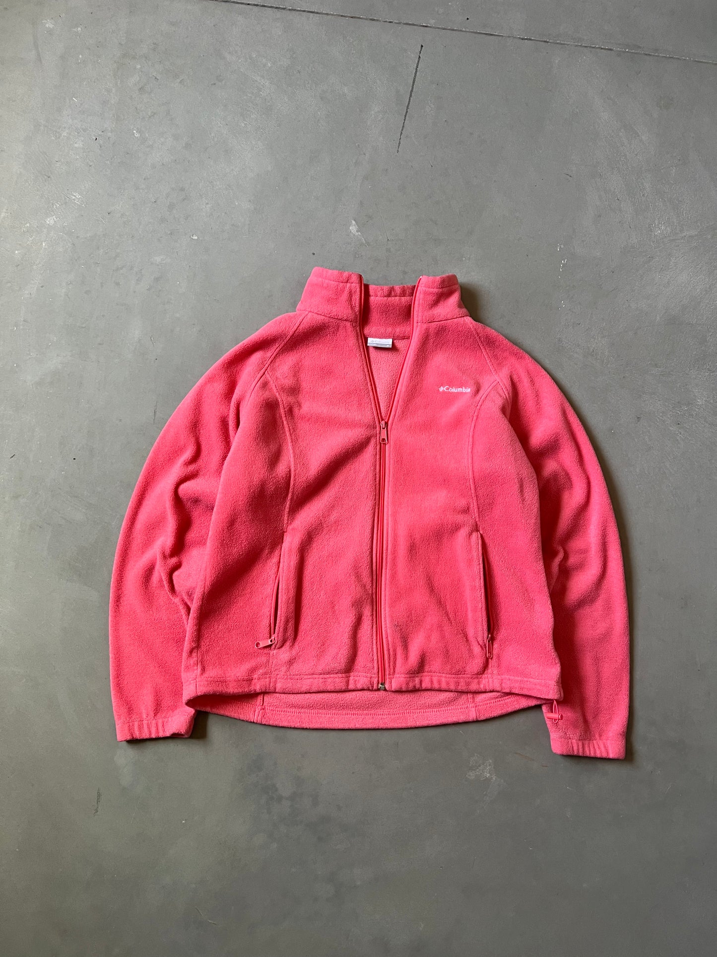 Vintage Pink Columbia Fleece Jacket - XL