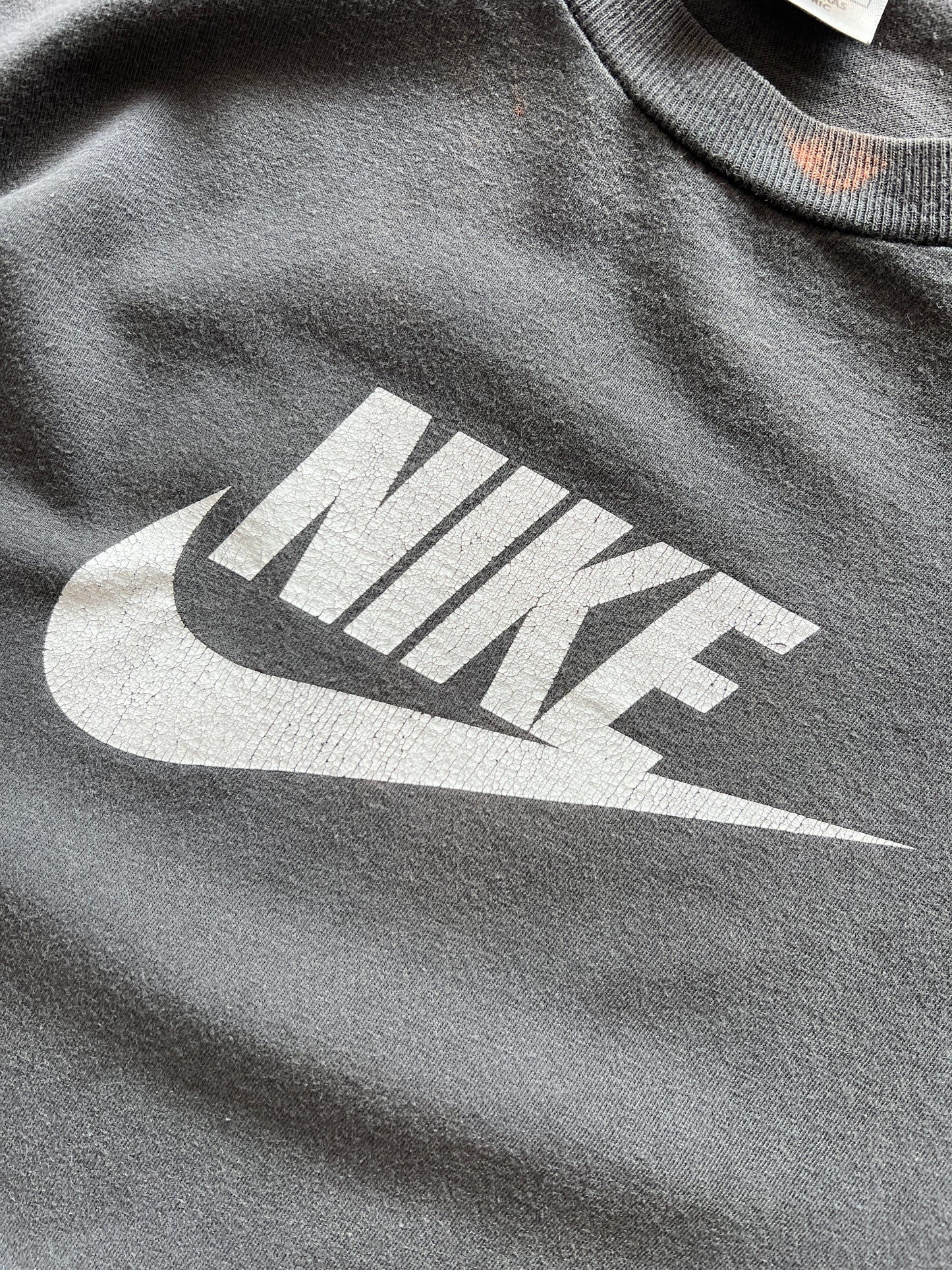 Vintage Grey Nike Spellout Shirt - L