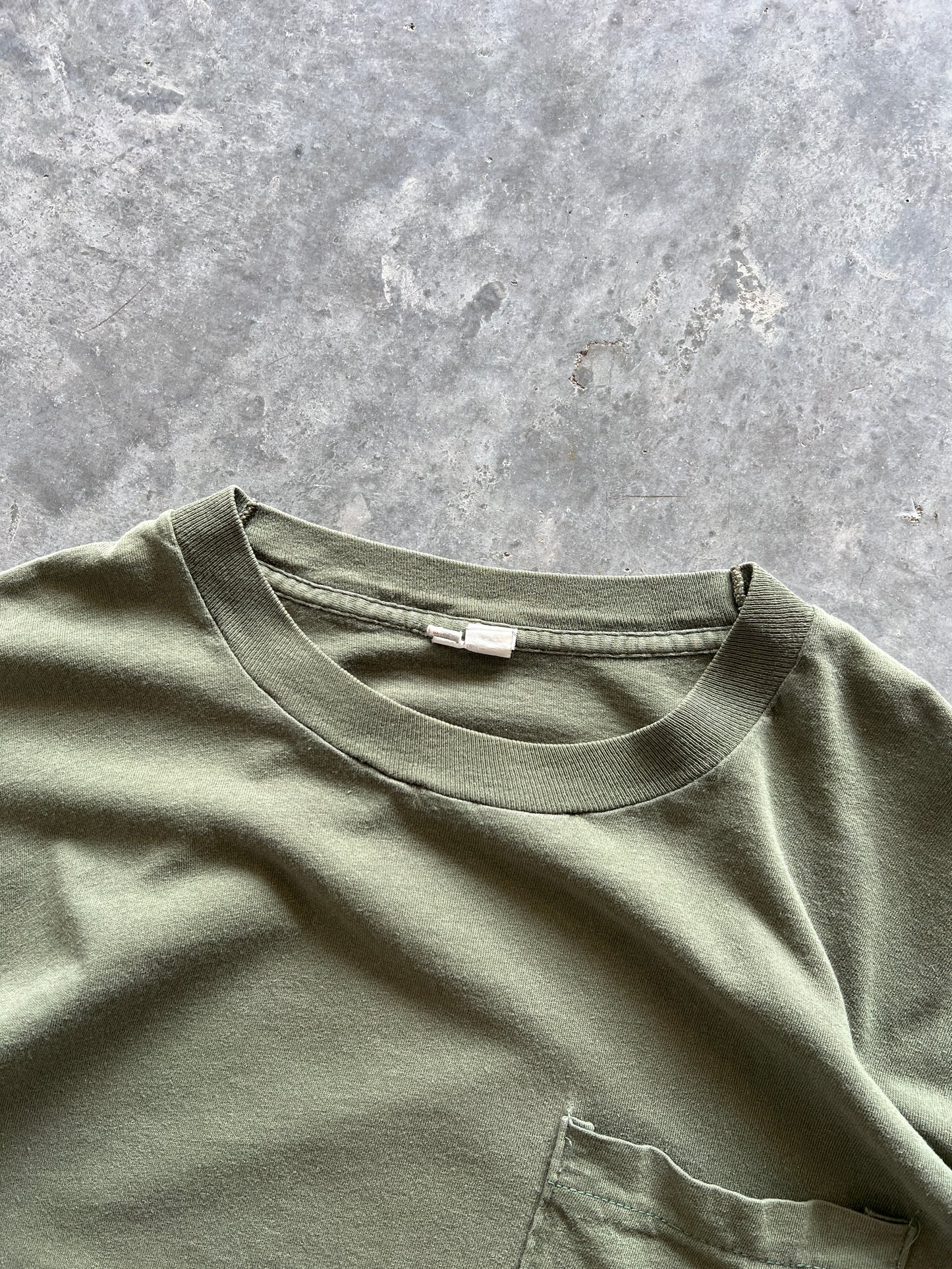 Vintage Dark Green Blank Shirt - L